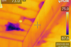 Water in the ceiling
