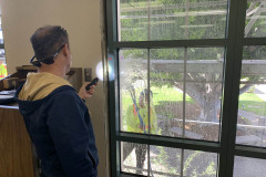 Prime contractor inspecting window