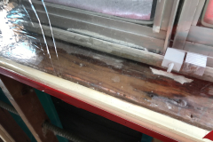 Water leaking from window frame