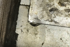 Water leaking from window frame