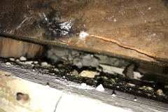 Door frame leaking