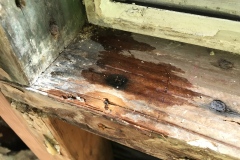 Water leaking from window frame
