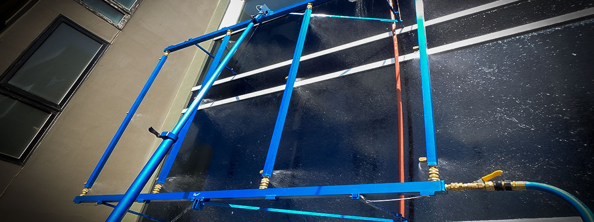 water intrusion spray rack testing