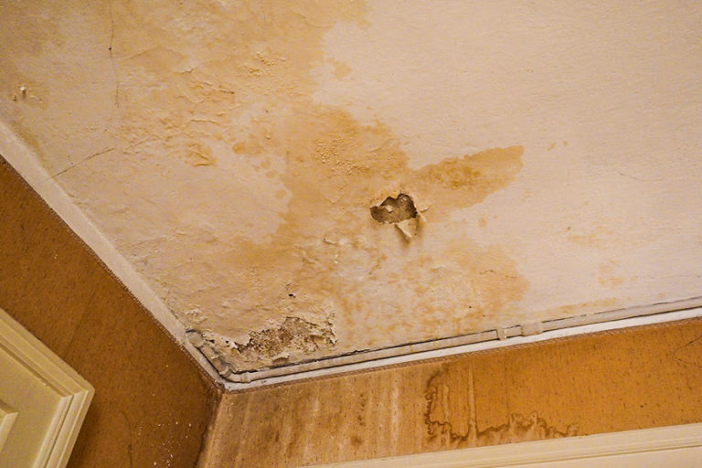 How To Remove Brown Stains On Ceiling